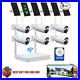 10CH Wireless WiFi Home Security System Outdoor Solar Rechargeable Battery Cams
