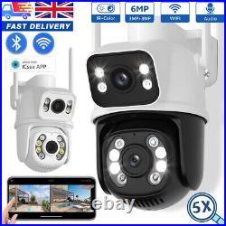 1/4x6MP Smart IP Camera WIFI Outdoor CCTV PTZ Security Home Wireless IR Cam IP65