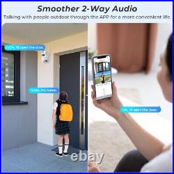 1/4x6MP Smart IP Camera WIFI Outdoor CCTV PTZ Security Home Wireless IR Cam IP65