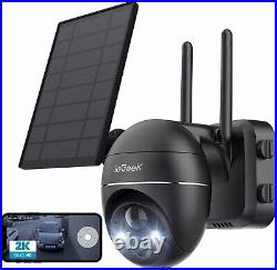 2PCS ieGeek Outdoor 360° Wireless Solar Security Camera Home WiFi Battery CCTV