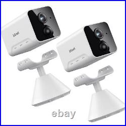 2PCS ieGeek Wireless Indoor Security Camera Home WiFi Battery CCTV System Alexa