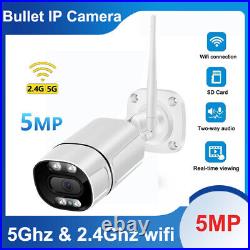 2.4/5G Wireless WIFI 5MP HD IP Security Camera CCTV Smart Home IR Night Vision