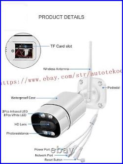 2.4/5G Wireless WIFI 5MP HD IP Security Camera CCTV Smart Home IR Night Vision