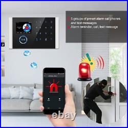 2.4 Wireless LED Screen GSM WiFi Smart Voice Home Burglar Security Alarm System