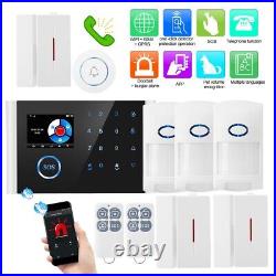 2.4 Wireless LED Screen GSM WiFi Smart Voice Home Burglar Security Alarm System