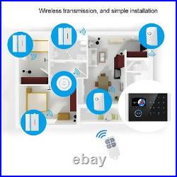 2.4 Wireless LED Screen GSM WiFi Smart Voice Home Burglar Security Alarm System