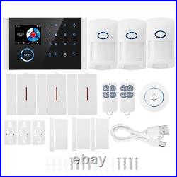 2.4 Wireless LED Screen GSM WiFi Smart Voice Home Burglar Security Alarm System