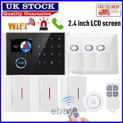 2.4 in TFT Smart Voice Wireless GSM Home Burglar Intruder Security Alarm System