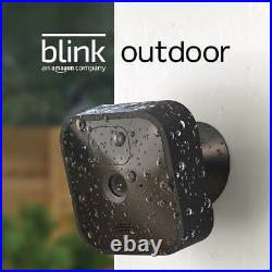 2x AMAZON BLINK OUTDOOR SMART HOME SECURITY CAMERAS+ SYNC MODULE 2 SYSTEM HD1080