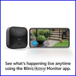 2x AMAZON BLINK OUTDOOR SMART HOME SECURITY CAMERAS+ SYNC MODULE 2 SYSTEM HD1080