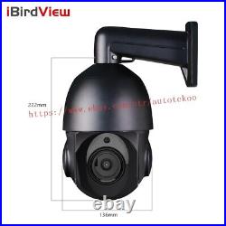 360° 8MP 4K Outdoor PoE PTZ IP Camera Security 50X Zoom CCTV Smart Home IR80m