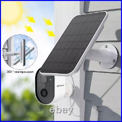 3MP Wireless WIFI Security Battery Camera System Outdoor CCTV Home Solar Cam UK