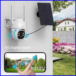 4G LTE Security Camera Outdoor Solar Battery Wireless Smart Home CCTV & Sim Card