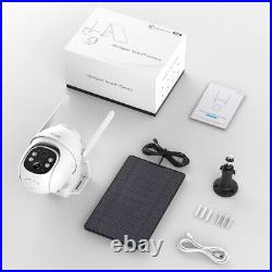 4G LTE Security Camera Outdoor Solar Battery Wireless Smart Home CCTV & Sim Card