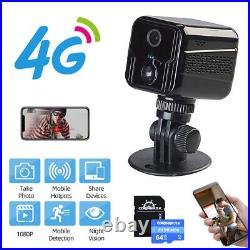 4G SIM Card battery Magnetic 1080P Mini IP CCTV Smart Home Security Cam Outdoor