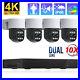 4K PoE Home Wired CCTV Security Camera System 10x Zoom Smart Night Vision Record