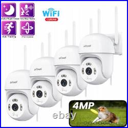 4MP Camera Wireless WIFI IP Outdoor CCTV System PTZ Smart Home Security IR Cam