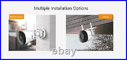 4Pcs 1080P FHD WIFI IP Camera Wireless Outdoor CCTV HD Smart Home Security Cam