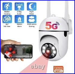 5G Wireless Camera WIFI outdoor CCTV HD PTZ Smart Home Security IR Cam 1080P