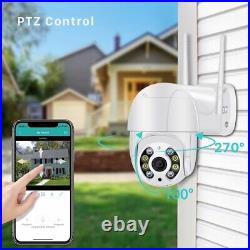 5MP FullHD Smart WIFI Calving Camera Outdoor PTZ IP Dome CCTV Home Security 32GB