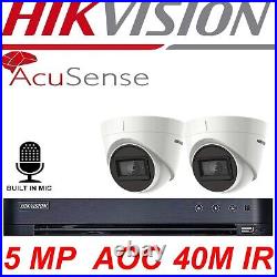 5MP Hikvision CCTV A. I Smart DVR Audio Night Vision Camera Home Security System