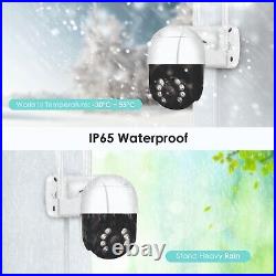 5MP Smart WIFI Calving Camera Outdoor PTZ IP Speed Dome CCTV Home Security 128GB