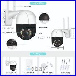 5MP Smart WIFI Calving Camera Outdoor PTZ IP Speed Dome CCTV Home Security 128GB