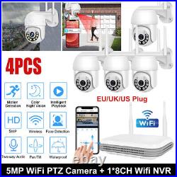 5MP WIFI CCTV System 8CH NVR 1TB HDD Smart Home Security IP Camera Outdoor ICSEE