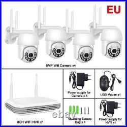 5MP WIFI CCTV System 8CH NVR 1TB HDD Smart Home Security IP Camera Outdoor ICSEE