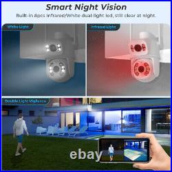 8MP Smart IP Camera WIFI Outdoor CCTV PTZ Security Home Wireless IR Waterproof