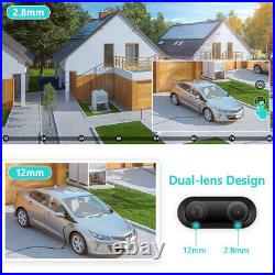 8MP WiFi CCTV Camera Outdoor Home Security System 4K PTZ Cam IR night Vision