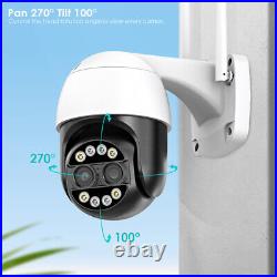 8MP WiFi CCTV Camera Outdoor Home Security System 4K PTZ Cam IR night Vision