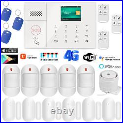 A09 WIFI 4G GSM TUYA APP Wireless Smart Home Security Burglar Alarm System+RFID