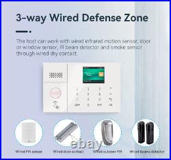 A09 WIFI 4G GSM TUYA APP Wireless Smart Home Security Burglar Alarm System+RFID