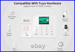 A09 WIFI 4G GSM TUYA APP Wireless Smart Home Security Burglar Alarm System+RFID