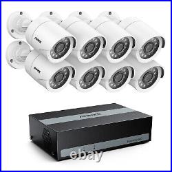 ANNKE 1080P CCTV Security Camera System 5MP Lite 8CH H. 265 eSSD DVR Home 1TB Kit