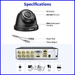 ANNKE 1080P CCTV Security Camera System 5MP Lite 8CH H. 265 eSSD DVR Home 1TB Kit