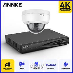 ANNKE HD 8MP AcuSense CCTV System PoE IP Camera 4CH 4K H. 265+ NVR Home Security