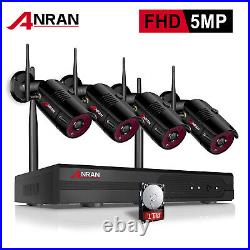 ANRAN 5MP FHD Outdoor Wireless Security WIFI Camera System CCTV NVR 4/8CH Kit HD