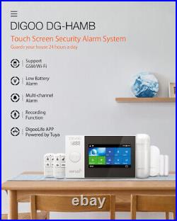 DG-HAMB 2G WIFI 433MHZ DIY Smart Home Security Alarm System Kits App Tuya