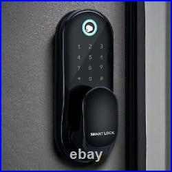 Deadbolt Door Lock Smart Pad Lock Fingerprint Passcode Key Home Security