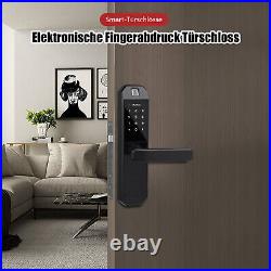 Electronic Smart Door Lock Home Security Keypad Lock 500DPI Fingerprint Lock