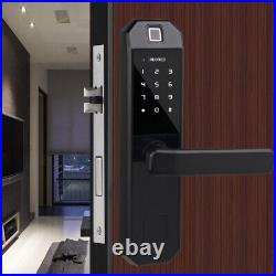 Electronic Smart Door Lock Home Security Keypad Lock 500DPI Fingerprint Lock