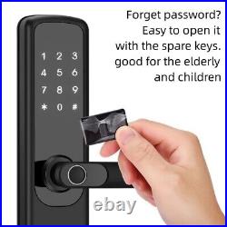 Fingerprint Smart Door Lock Home Security Electronic Smart Door Lock TTlock Keys