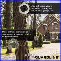 Guardline Smart Home Security Systems Weatherproof, Wireless Driveway Alarm