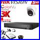 HIKVISION Audio CAMERA Colorful 5MP CCTV SECURITY SYSTEM Outdoor Night Vision UK