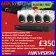 HIKVISION CCTV Camera System 4CH DVR Home Outdoor Security Kit with Hard Drive