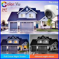 HIKVISION CCTV Camera System 4CH DVR Home Outdoor Security Kit with Hard Drive