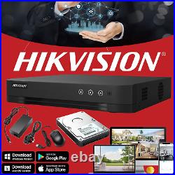 HIKVISION CCTV SECURITY SYSTEM 5MP AUDIO MIC CAMERA ColorVU 3K KIT Mobile view