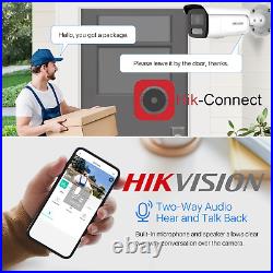 Hikvision 4MP ColorVu 24/7 AcuSense Outdoor IP Network Home Security CCTV Camera